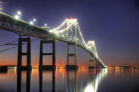 Clairborne Pell Newport Bridge Photograph By Jeff Bord