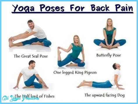 Yoga stretches and strengthens every muscle in the body. Yoga poses for lower back pain - AllYogaPositions.com