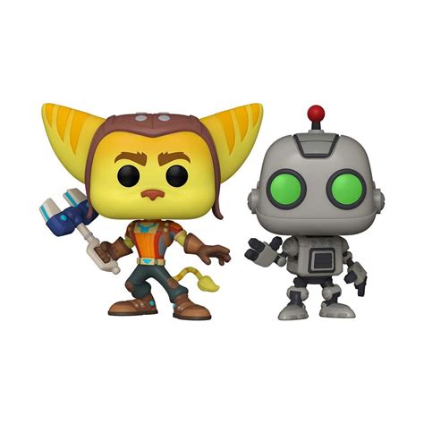 Funko Pop Games Ratchet And Clank 2 Pack Only At Gamestop Gamestop