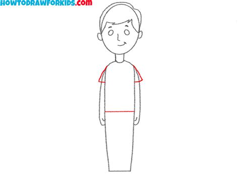 How To Draw A Cartoon Person Easy Drawing Tutorial For Kids