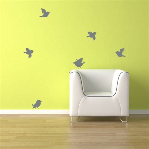 Birds Wall Decal 6 Birds Flying Free Shipping By Cherrywalls