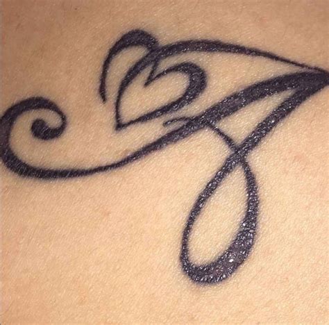 60 Amazing A Letter Tattoo Designs And Ideas Body Art Guru