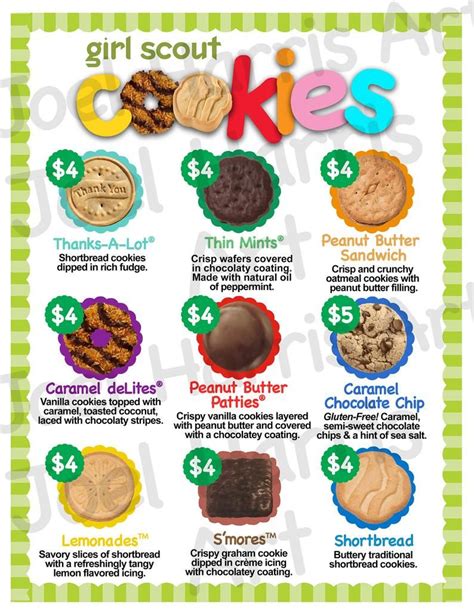 Girl Scout Cookies Price Selling Girl Scout Cookies Girl Scout Cookie Sales Butter Shortbread