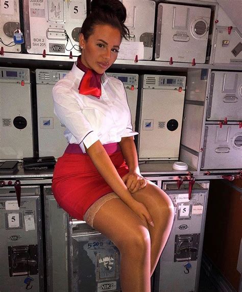 Stockings And Suspenders Secretary Outfits Flight Girls Airline Uniforms Flight Attendant