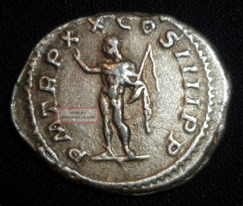 Roman Ancient Coin Silver Denarius Of Emperor Caracalla Circa 213 Ad 4051