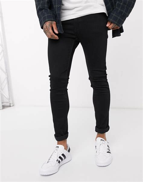levi s 519 extreme skinny fit in black for men lyst