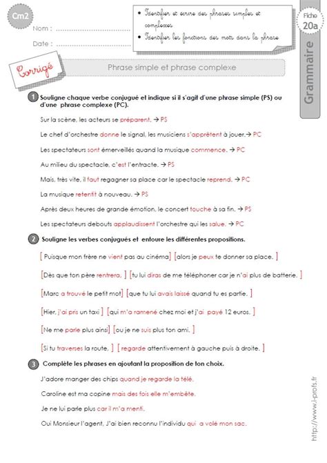 Top23 Exercices Sur Les Types De Phrases Aperçu Jesuscourse