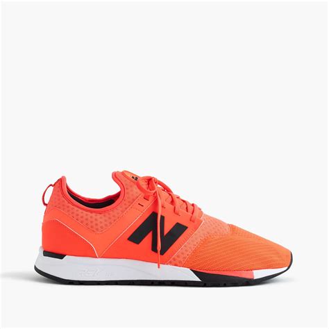Jcrew New Balance 247 Sport Sneakers In Orange In Orange For Men Lyst