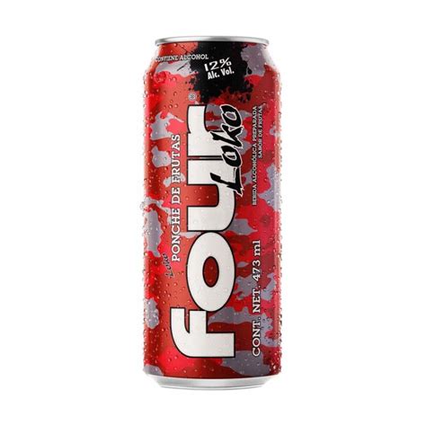 Bebida AlcohÓlica Four Loko Ponche De Frutas 473 Ml Happy Drink