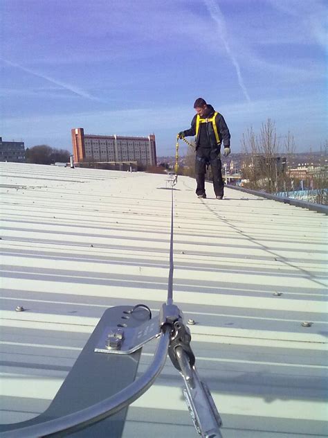 Roof Fall Protection Systems Rooftop Fall Arrest Flexible Lifeline