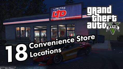 18 Convenience Store Locations To Rob In Gta V Youtube