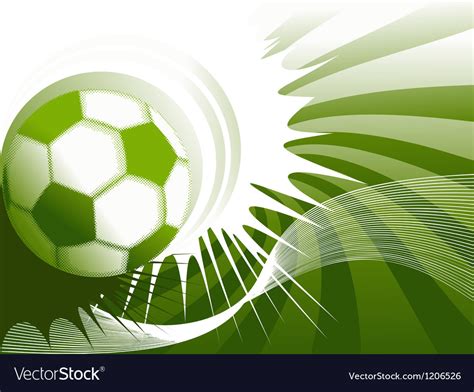 Abstract Football Background Royalty Free Vector Image