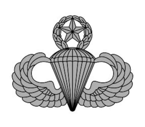 Seadutaaifah10ibb Us Army Airborne Master Parachutist Badge