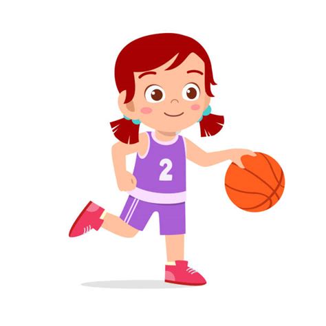 Raum Korrespondenz Breite Basketball Kinder Geschäft Geben Grundschule