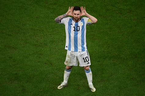the mystery behind lionel messi s celebration vs netherlands barca universal
