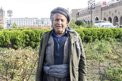 a kurdish old man from erbil iraqi kurdistan with kurdish dress portrait کوردستان هەولێر