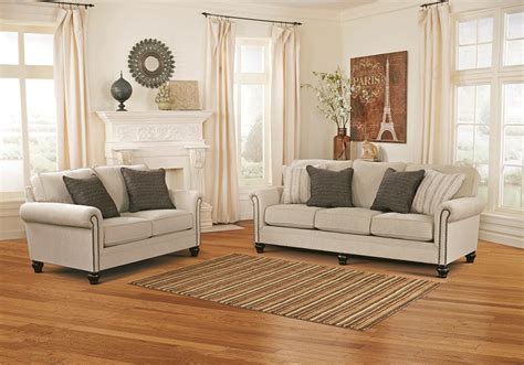 Milari Linen Sofa Set Louisville Overstock Warehouse