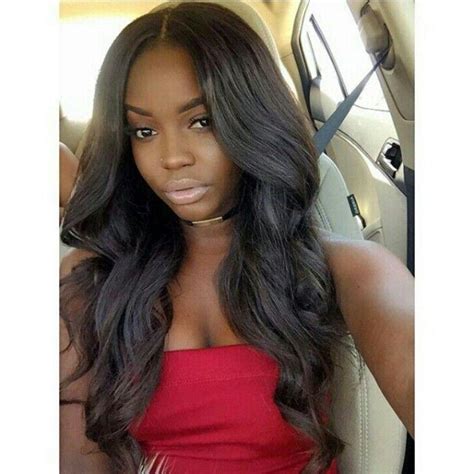 Middle part sew in styles. 15 Best Ideas of Long Hairstyles With Weave