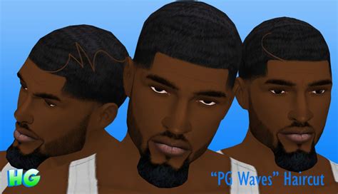 “pg Waves” Fade Hair Sims Hair Sims 4 Black Hair Sims 4 Hair Male