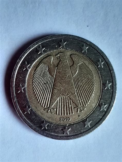 2 Euros Allemagne 2002 2010 A 8erreur Rare Etsy