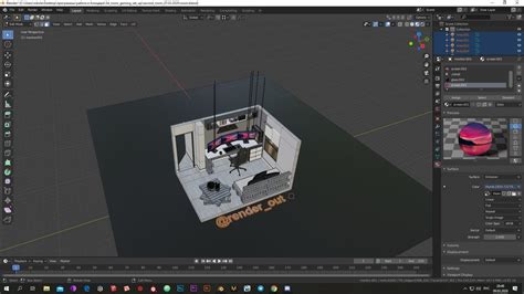 3d Model Cool 3d Gaming Set Up Vr Ar Low Poly Cgtrader