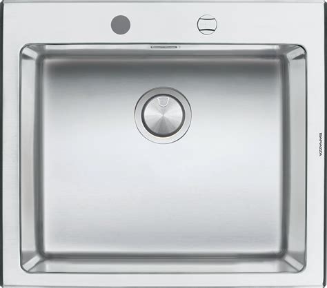 1pc acciaio inox cucina lavandino filtro fognatura acque reflue. Lavello B_Open incasso da 58x51 - Barazza srl