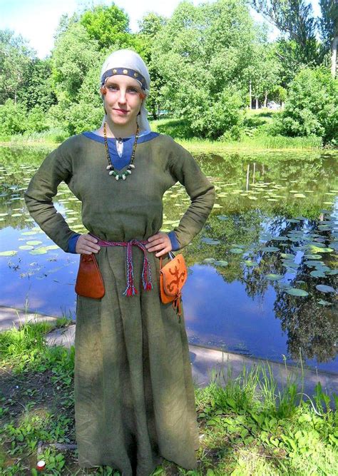 Medieval Slavic Costume Of Ancient Russia Russian Folk The Shining