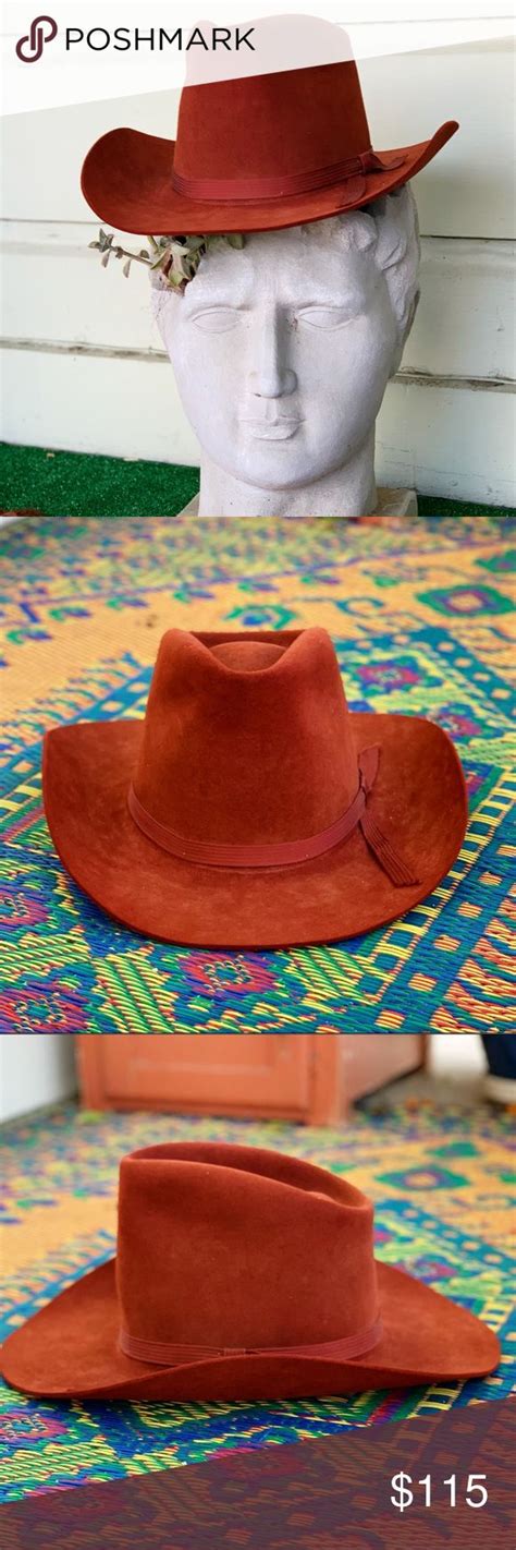 Sold 70s Bailey 5x Beaver Felt Cowboy Hat Cowboy Hats Felt Cowboy