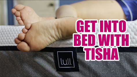 get into bed with tisha a lull mattress review youtube