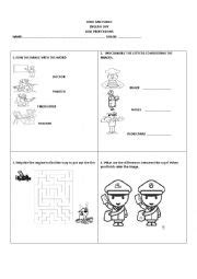 english worksheets jobs occupations worksheets page
