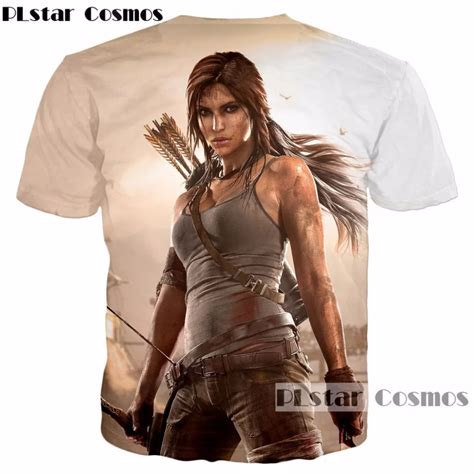 Plstar Cosmos 2017 Summer Hot Sale New Fashion Menwomen 3d T Shirt New Design Game Tomb Raider