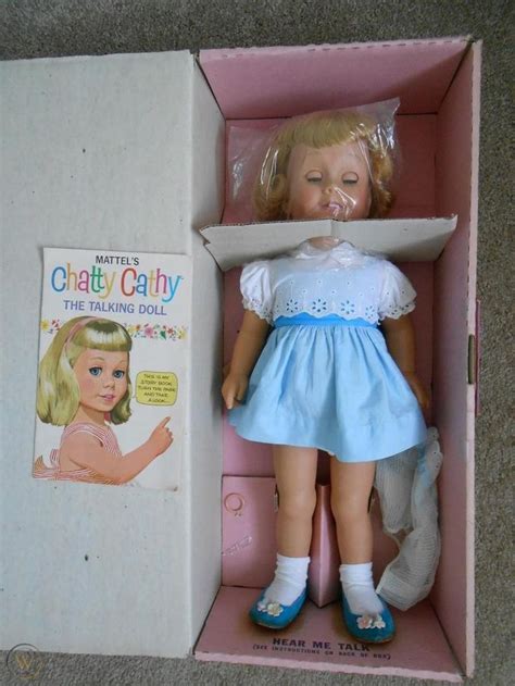 Chatty Cathy Doll Original Outfit Box Story Book Shoe Horn