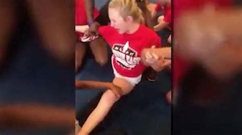 Watch Shocking Video Shows Cheerleader Scream As She Is Forced Into Splits