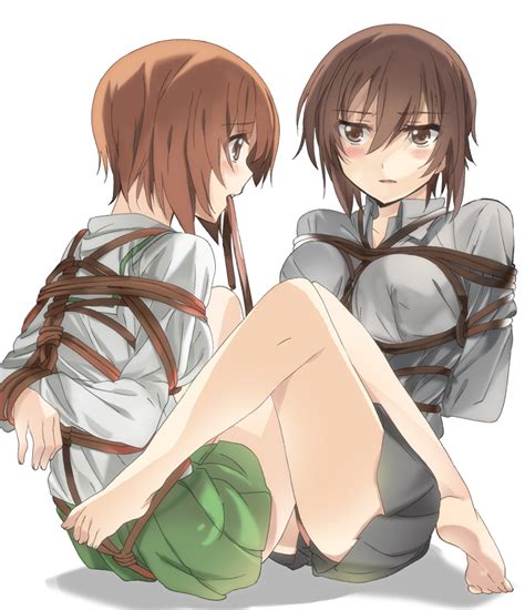 Nishizumi Miho And Nishizumi Maho Girls Und Panzer Drawn By Hareta