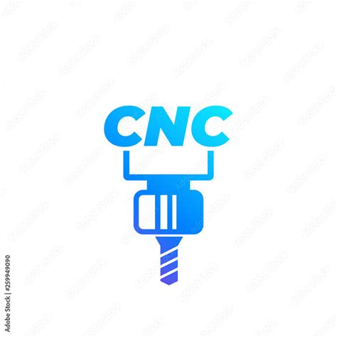 Cnc Machine Tool Vector Icon Stock Vector Adobe Stock