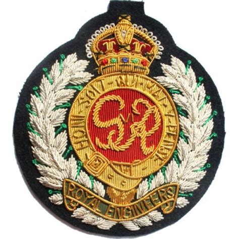 Blazer Badges Royal Engineers Corps Reg