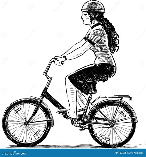Woman Svg Girl On A Bike Drawing Svg Bike Svg For Cricut Woman On A Bike Silhouette Woman On A
