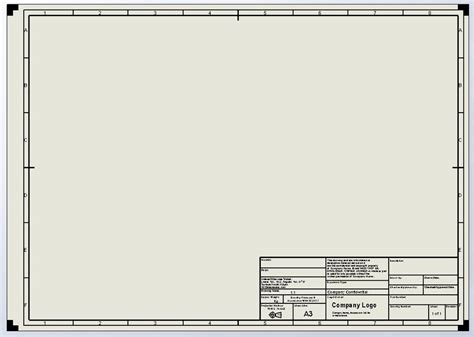 Technical Drawing Template