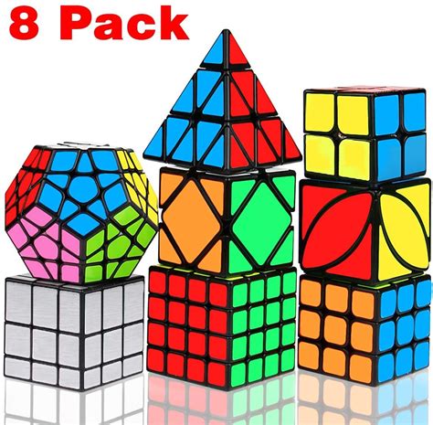 Speed Cube Set Libay Magic Bundle 2x2 3x3 4x4 Pyramid Megaminx Skew