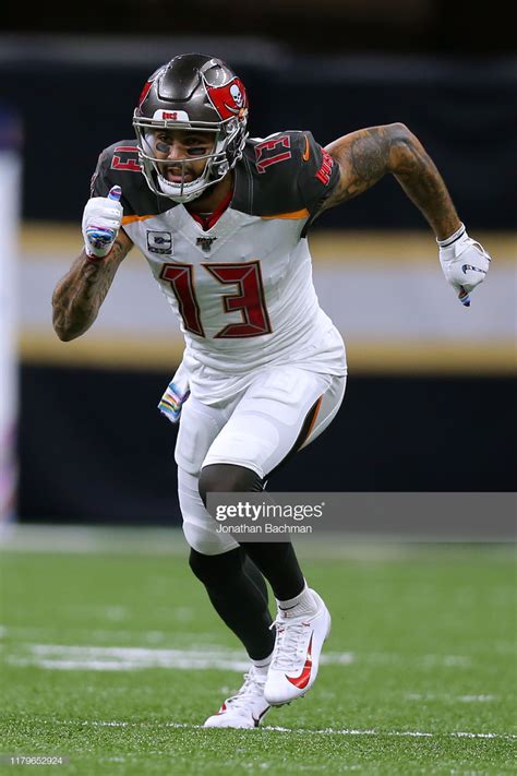 Mike Evans Of The Tampa Bay Buccaneers In Action During A Game