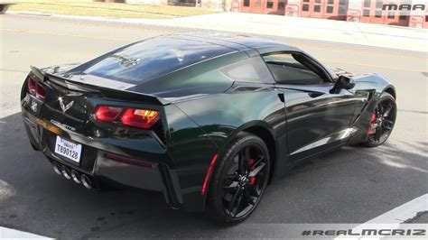 Lime Rock Green 2014 Chevy Corvette C7 Stingray Youtube