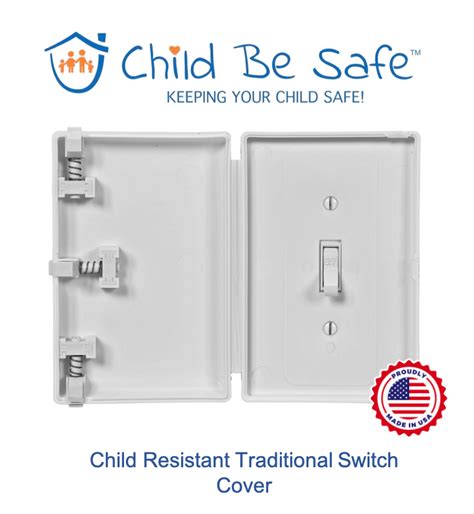 Child Be Safe Traditional Electrical Light Switch Cover Child Safety