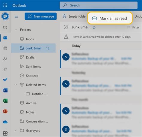 How To Mark All Emails As Read In Outlook Clean Email