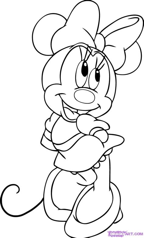 Disney Coloring Page Minnie Mouse Coloring Page