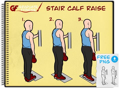 How To Do The Stair Calf Raise In 3 Simple Steps Graduate Fitness