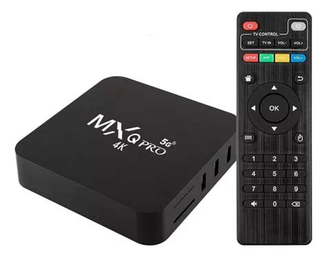 Tv Box Megalite Mqx Pro Estándar 4k 8gb Negro Con 1gb De Memoria Ram