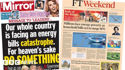 Newspaper Headlines Do Something As Millions Face Energy Poverty