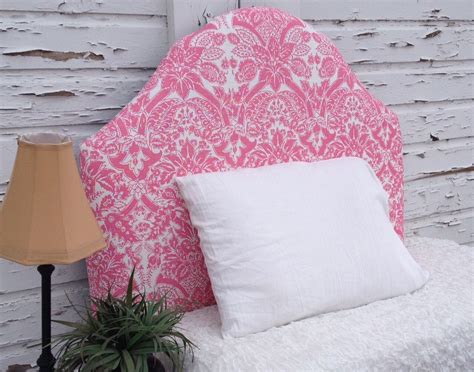 Twin Upholstered Headboard Floral Pink Twin Upholstered Headboard
