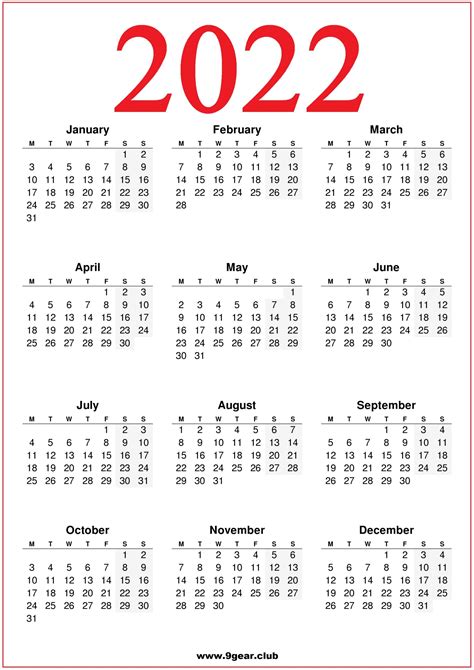 Uk 2022 Free Printable Calendars Vertical Printable Calendars