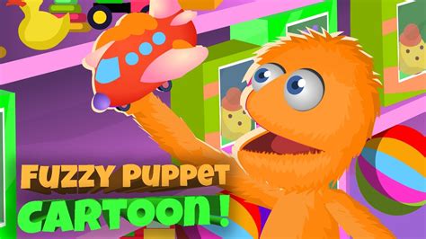 Fuzzy Puppet Cartoons For Kids Episode 1 Car Funny Cartoon And
